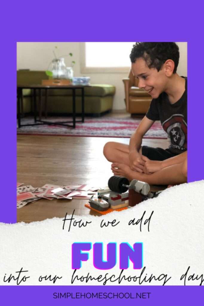 add fun into our homeschooling