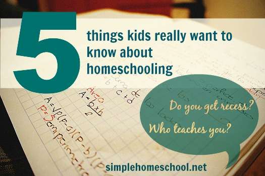 5 things kids really want to know about homeschooling