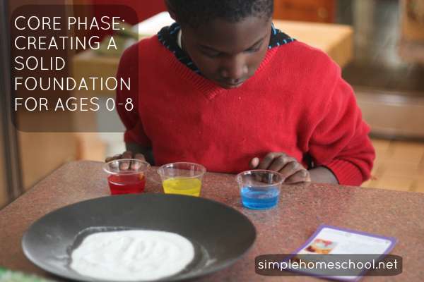 Core Phase: Creating a solid foundation for ages 0-8
