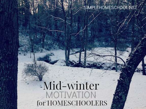 Mid-winter motivation for homeschoolers