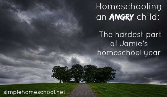 Homeschooling an angry child: The hardest part of Jamie’s homeschool year