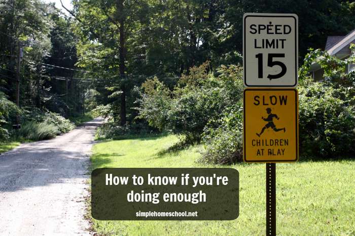 How to know if you’re doing enough