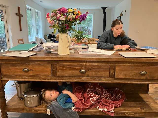 Kari’s Homeschool Day in the Life (with a 3-, 5-, 15-, and 17-year-old)