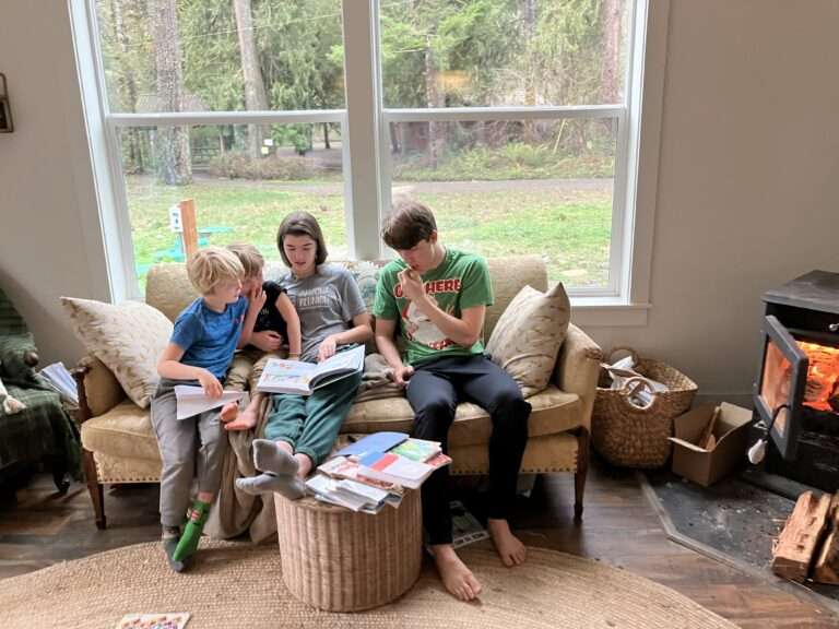 Kari’s Homeschool Day in the Life (with a 4-, 6-, 15-, and 18-year-old)