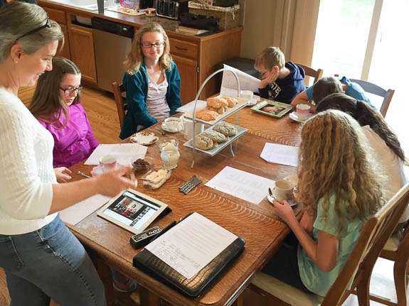 Sarah’s homeschool day in the life