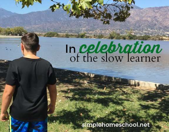 In celebration of the slow learner