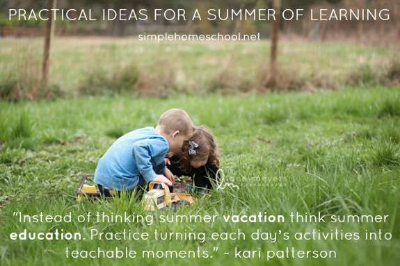 Practical ideas for a summer of learning