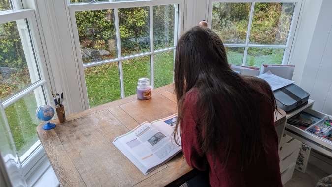 Debbie’s Homeschool Day in the Life (with a 13- and 14-year-old)