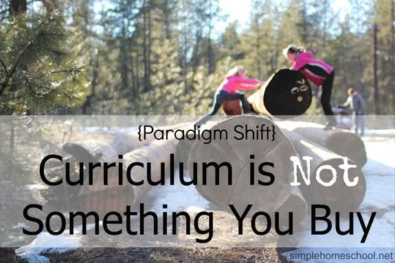 Paradigm shift: Curriculum is not something you buy