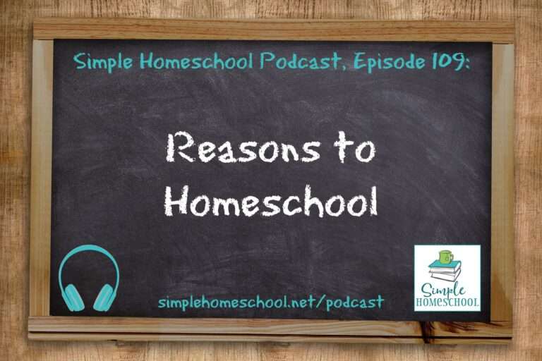 SH #109: Reasons to Homeschool (There are a lot of them!)
