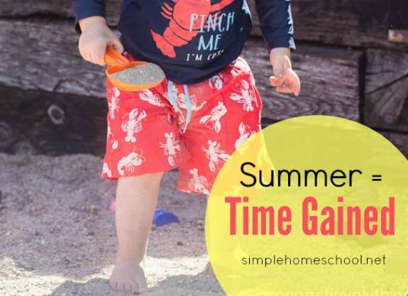 If we take a summer break in our homeschooling, isn't that time lost? Perhaps not. Discover four ways to make your summer equal time gained.