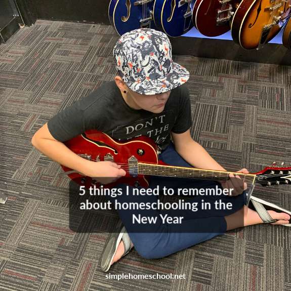 5 things I need to remember about homeschooling this time of year