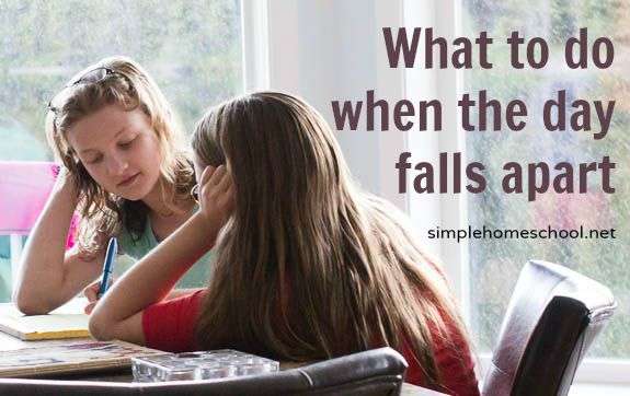 What to do when the day falls apart
