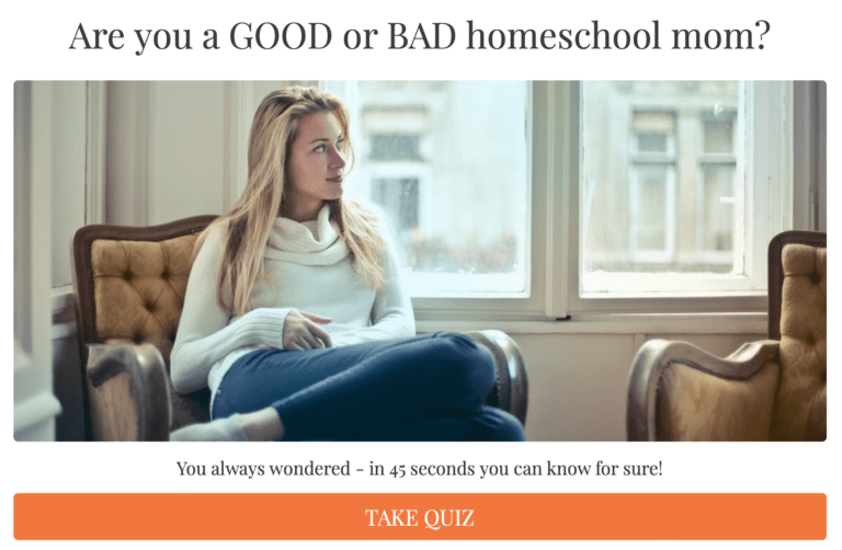 Are you a GOOD or BAD homeschool mom? NEW QUIZ!